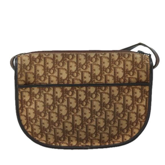 DIOR Trotter Canvas Shoulder Bag Brown - Picture 3 of 12